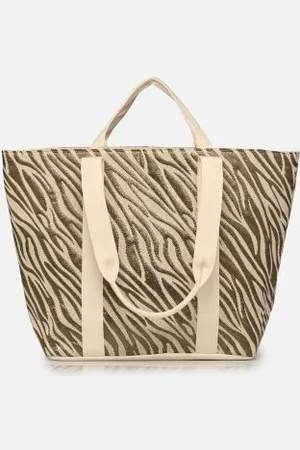 Pieces® Pcparis Zebra Canvas Bag Fc