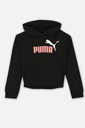 PUMA ESS 2 COLOR No. 1 Logo​ Short Length Hoodie TR G