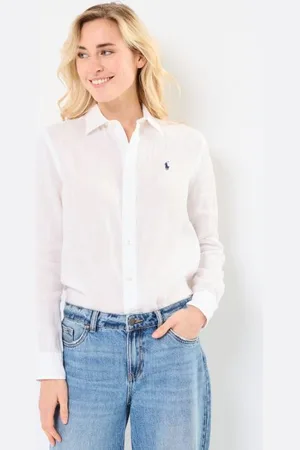 Ralph Lauren Classic-Long Sleeve-Button Front Shirt 211970730