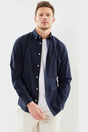SELECTED Shslomrick-Poplin Shirt Ls Noos