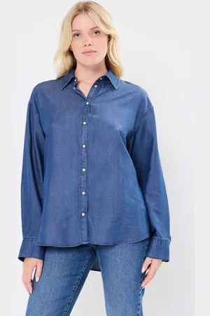 VERO MODA VMPAULINE LS LOOSE DENIM SHIRT YO349 LCS