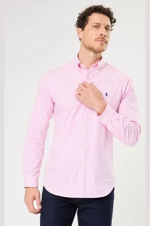 Ralph Lauren Chemise rayée ajustée popeline stretch NPU