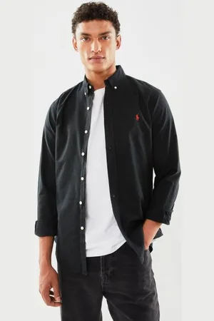 Ralph Lauren Chemise Oxford cintrée teinte en pièce