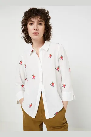 VERO MODA Vmsise 3/4 Shirt Emb Wvn Btq