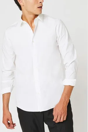 Calvin Klein Ck Chest Logo Slim Stretch Shirt