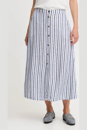 B YOUNG BYFALAKKA BUTTON SKIRT