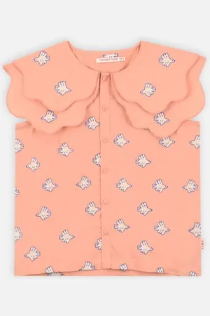 Tiny Cottons Doves Embroidered Blouse