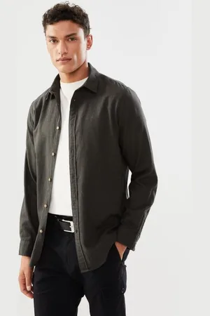 SELECTED Slhslimowen-Flannel Shirt Ls Noos Solid