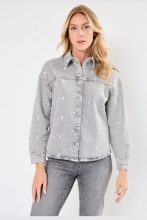 VERO MODA VMHAYDEN LS OVERSIZED EMB SHIRT RA207