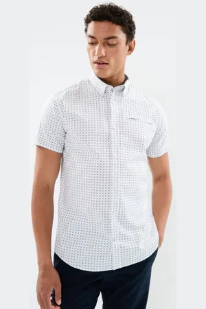 JACK & JONES JPRBLAJACK PRINT DETAIL SHIRT S/S SMU