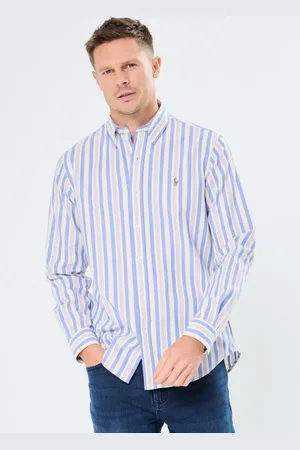 Ralph Lauren Chemise Oxford ajustée à rayures 710928920