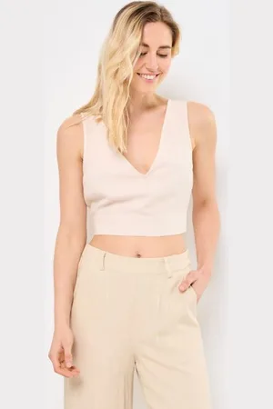 VERO MODA VMMYMILO S/L CROP TOP WVN GA