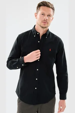 Ralph Lauren Chemise Oxford ajustée teinte en pièce