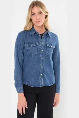 VERO MODA VMJENNIE LS DENIM SHIRT MIX NOOS