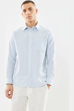 SELECTED Slhreg-Reil Shirt Ls SeerSucker