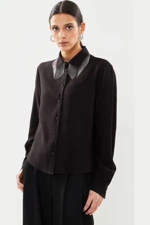 Y.A.S Yasfrima Fringe Ls Shirt S.