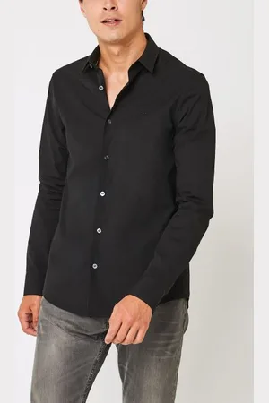 Calvin Klein Ck Chest Logo Slim Stretch Shirt