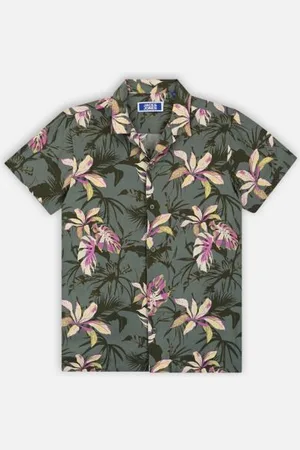 JACK & JONES Jorluke Tampa Aop Shirt Ss Jnr