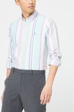 Ralph Lauren Chemise ML Oxford Custom Fit en Tartan