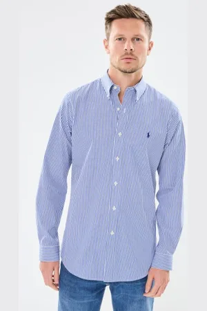 Ralph Lauren Chemise ajustée en popeline stretch 710928255