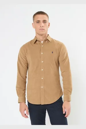 Ralph Lauren Chemise slim coton velours milleraies