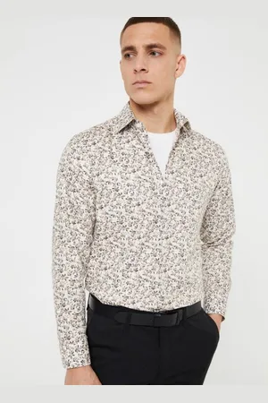 SELECTED Slhslimethan-Aop Shirt Ls Classic B