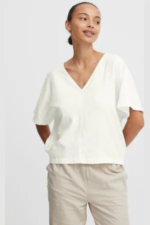 B YOUNG Byfalakka Vneck Blouse