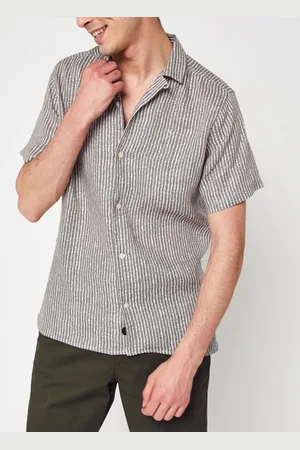 Casual Friday Anton Ss Printed Linen Resort Shirt