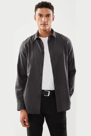 SELECTED Slhslimowen-Flannel Shirt Ls Noos