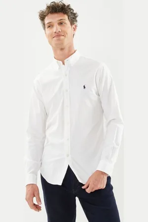 Ralph Lauren Chemise Oxford cintrée teinte en pièce