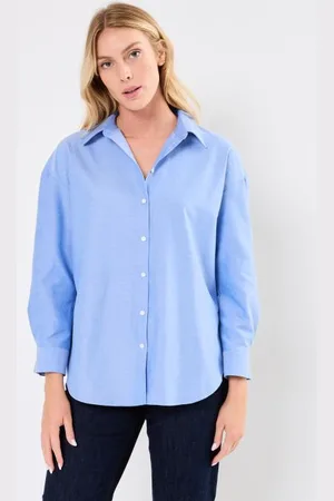 VILA VIDRISA LS WOMAN EMB OVERSIZE SHIRT/C29