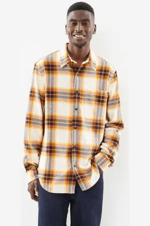 Timberland LS Heavy Flannel Plaid Shirt Regular