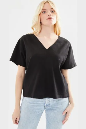 B YOUNG Byfalakka Vneck Blouse