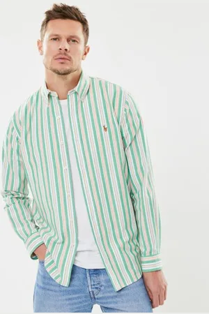 Ralph Lauren Chemise Oxford ajustée à rayures 710928920
