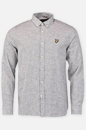 Lyle & Scott Linen Blend Oxford Shirt