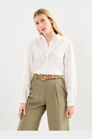 VILA Vitovan L/S Lace Shirt