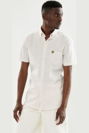 Lyle & Scott Short Sleeve Slim Fit Gingham Shirt