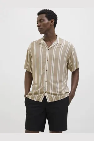 JACK & JONES JJEJEFF STRIPE RESORT SHIRT SS SN