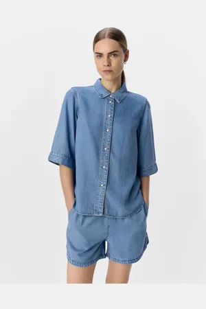 Object OBJFRAME 2/4 RE DENIM TOP NOOS