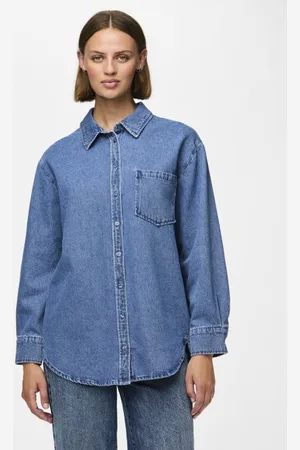 Pieces® Pcmaisie Ls Denim Shirt Noos Bc