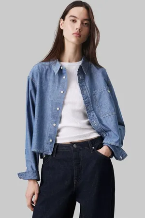 Calvin Klein Cropped Dad Denim Sh J20J225011