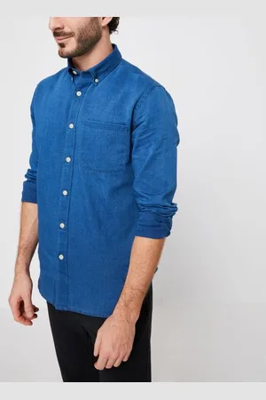 SELECTED Slhregrick-Denim Shirt Ls W Noos