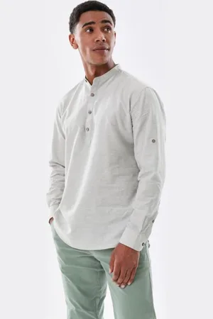 SELECTED Slhregnew-Linen Shirt Tunic Ls Band