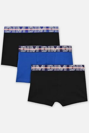 Dim Coton Stretch Boxers X3 Garçon