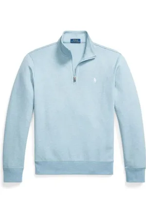 Ralph Lauren Pull demi-zippé à maille double 710922557