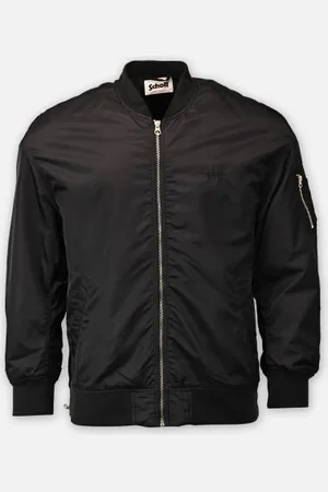 Schott NYC Bomber Femme Long Zippe Cote