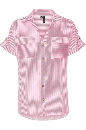 VERO MODA VMBUMPY SS SHIRT WVN GA NOOS