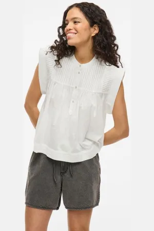 VILA VIKATINKA S/L SHORT SHIRT