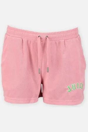 Juicy Couture Perkin Drawstring Shorts With Juicy Branding