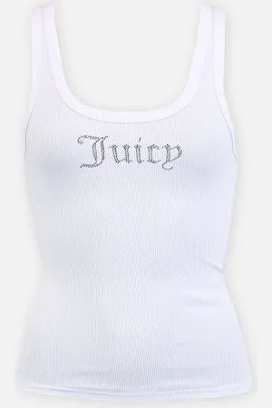 Juicy Couture Rib Jersey Racer Vest top